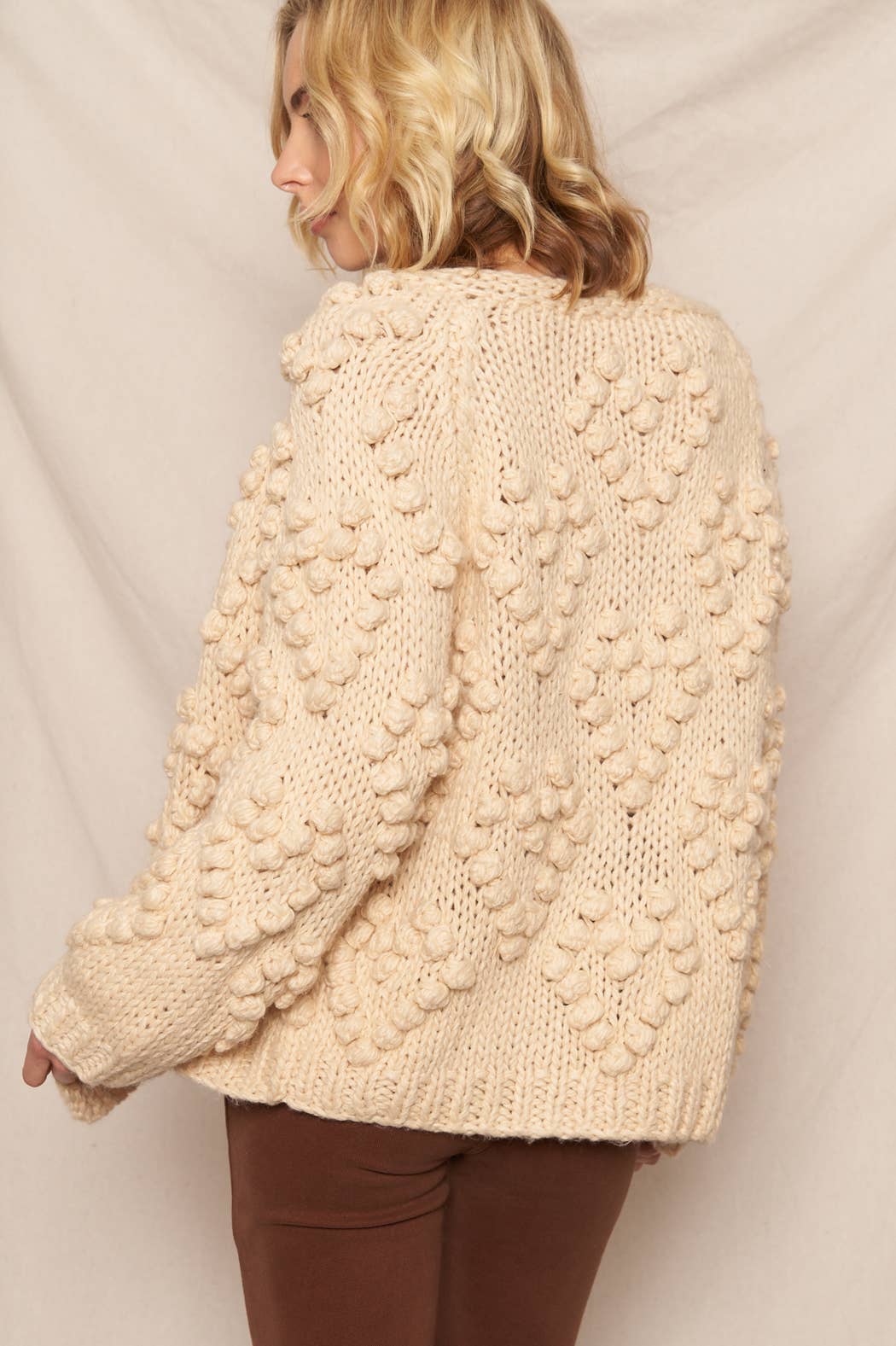 Pom Pom Cardigan