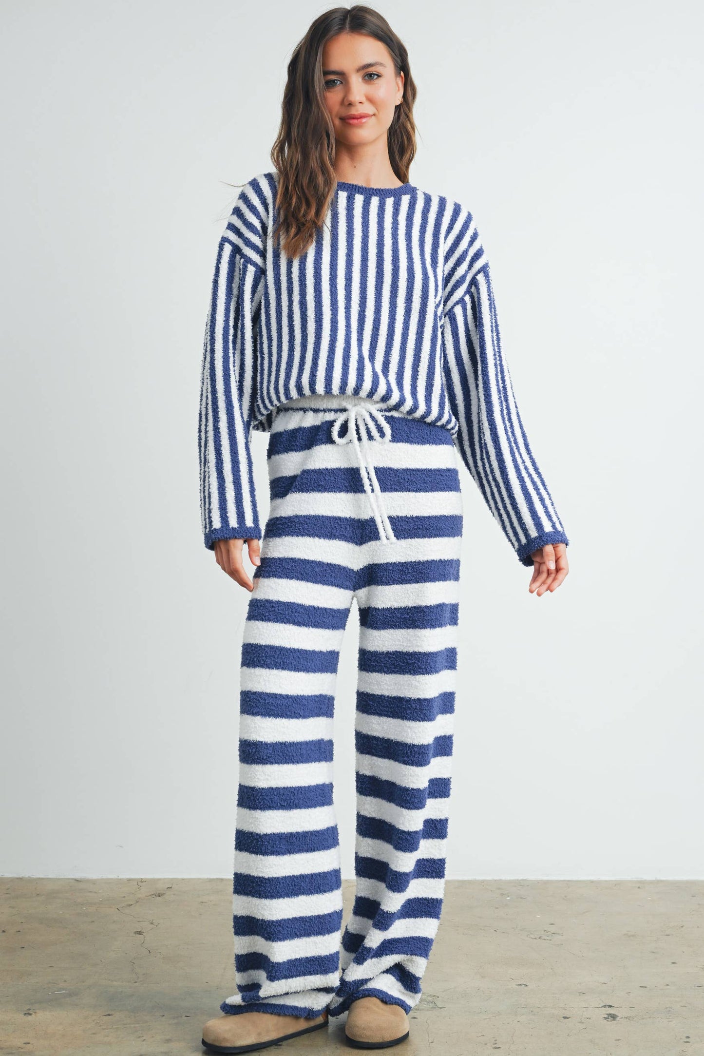 Striped Lounge Pant (Matching Top)