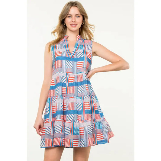 Striped Pattern Dress