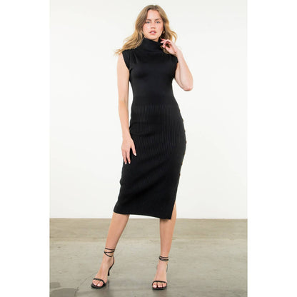 Turtleneck Midi Dress (More Colors)