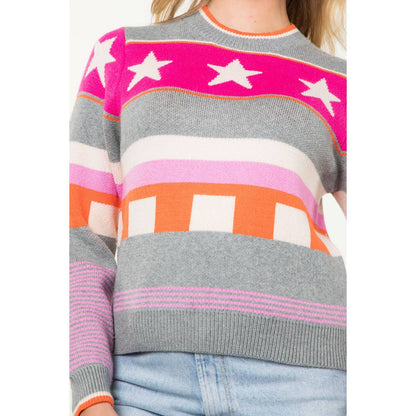 Multi Color Pattern Sweater