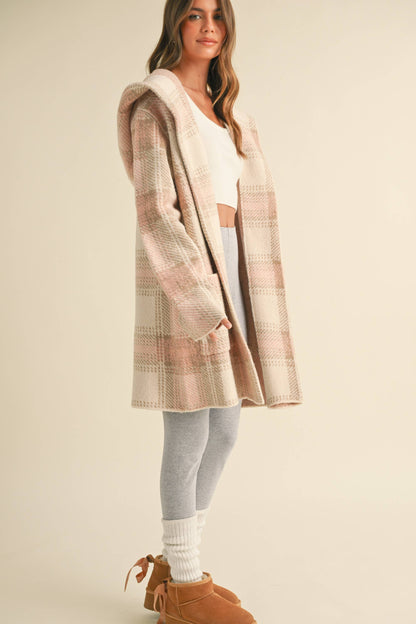 Plaid Hooded Jacket