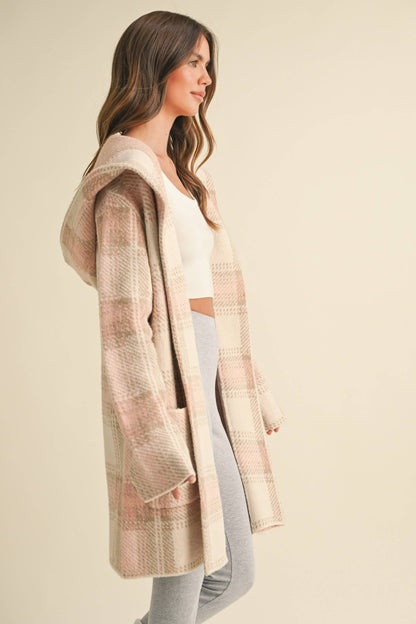 Plaid Hooded Jacket