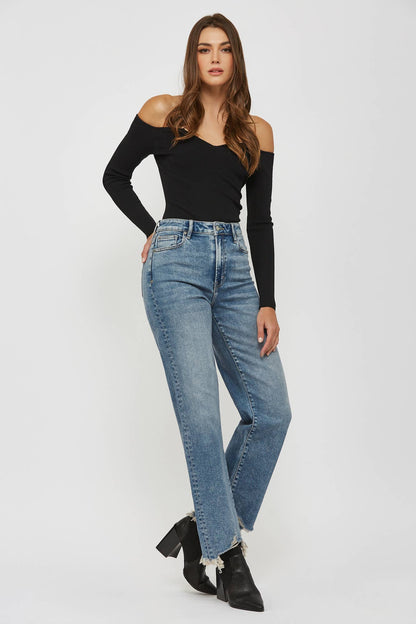 Wide Straight Leg Jean