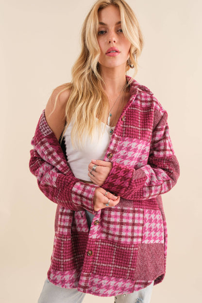 Gingham Plaid Shacket (More Colors)