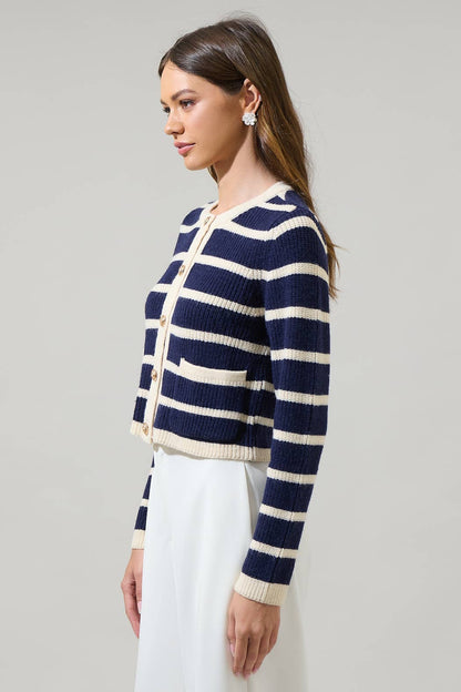 Kassidy Striped Cardigan