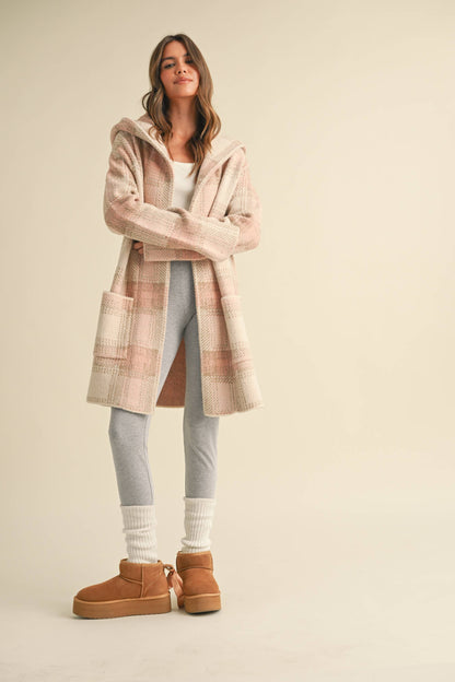 Plaid Hooded Jacket