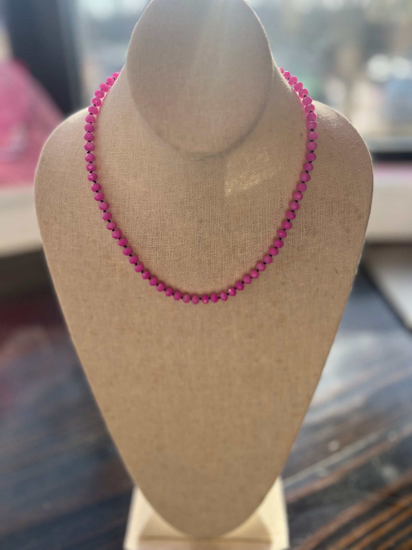 Neon Beaded Necklace (MORE COLORS) ~SALE $13.60~