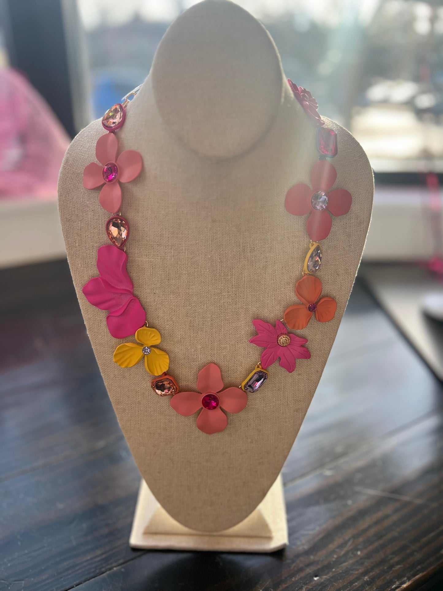 Flower Statement Necklace