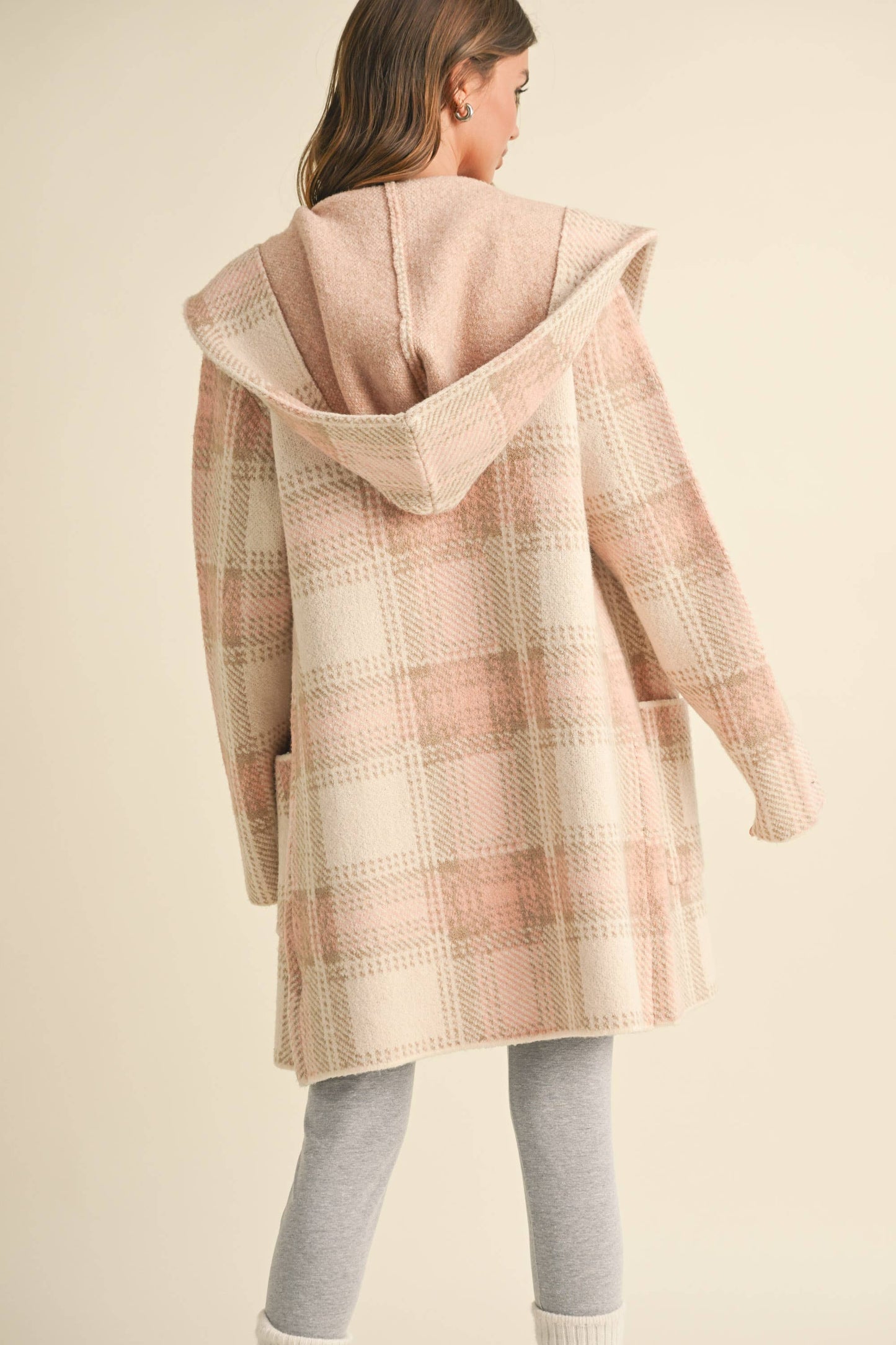 Plaid Hooded Jacket