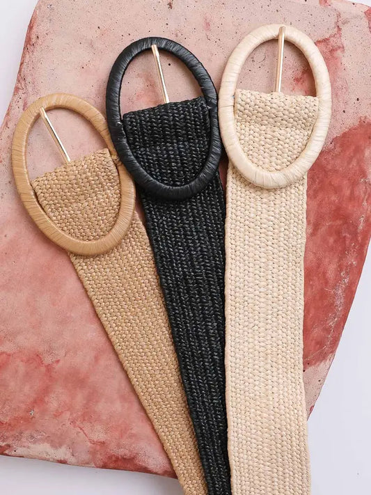 Raffia Belt