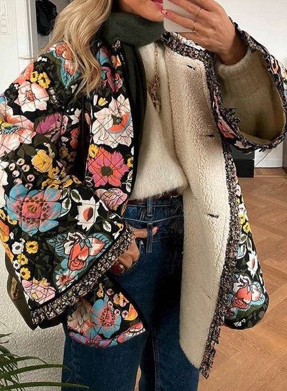 Flower Print Jacket