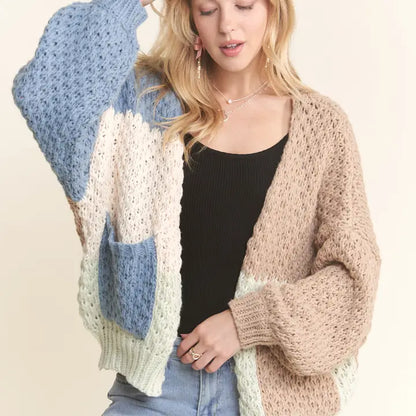 Colorblock Cardigan