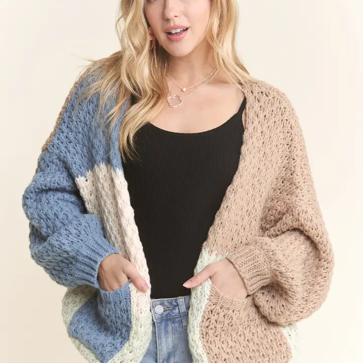 Colorblock Cardigan