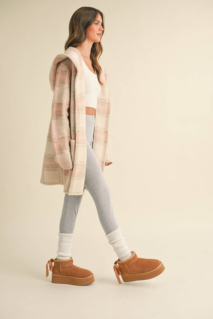 Plaid Hooded Jacket