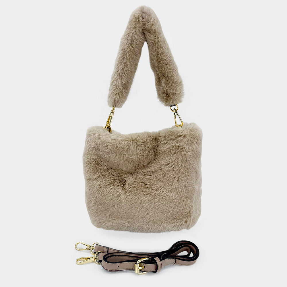 Faux Fur Crossbody