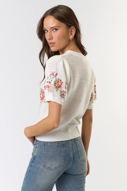 Floral Crochet Top