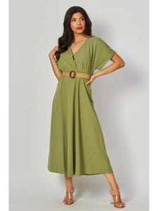 Belted Maxi Dress