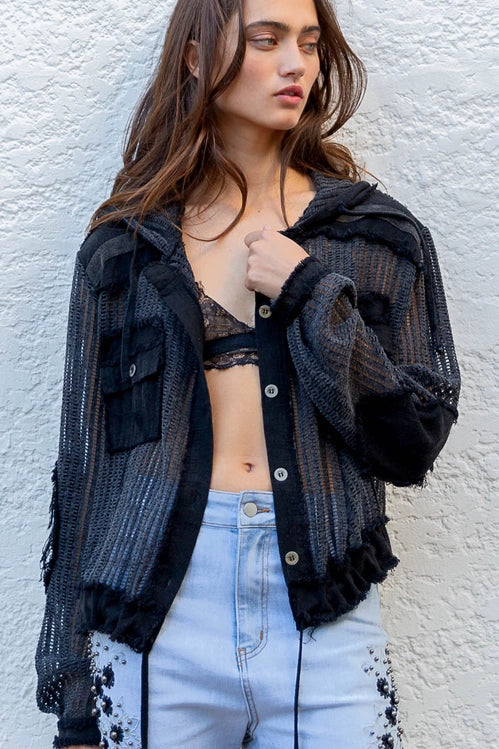 Open Knit Jacket