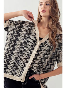 Pattern Crochet Top