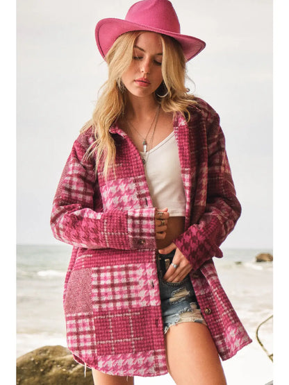 Gingham Plaid Shacket (More Colors)