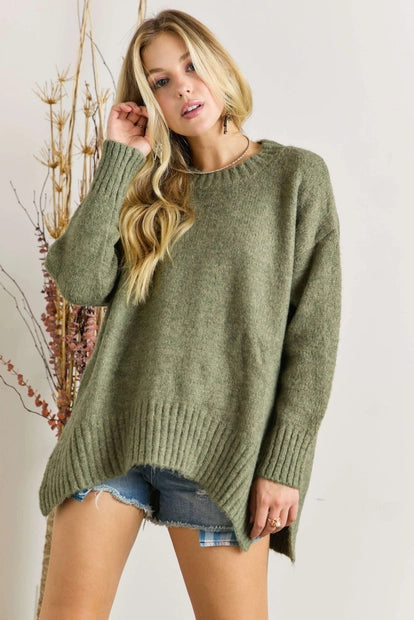 Side Slit Sweater (More Colors)